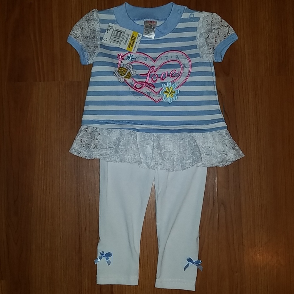 NWT "Swiggles" infant 2- piece outfit